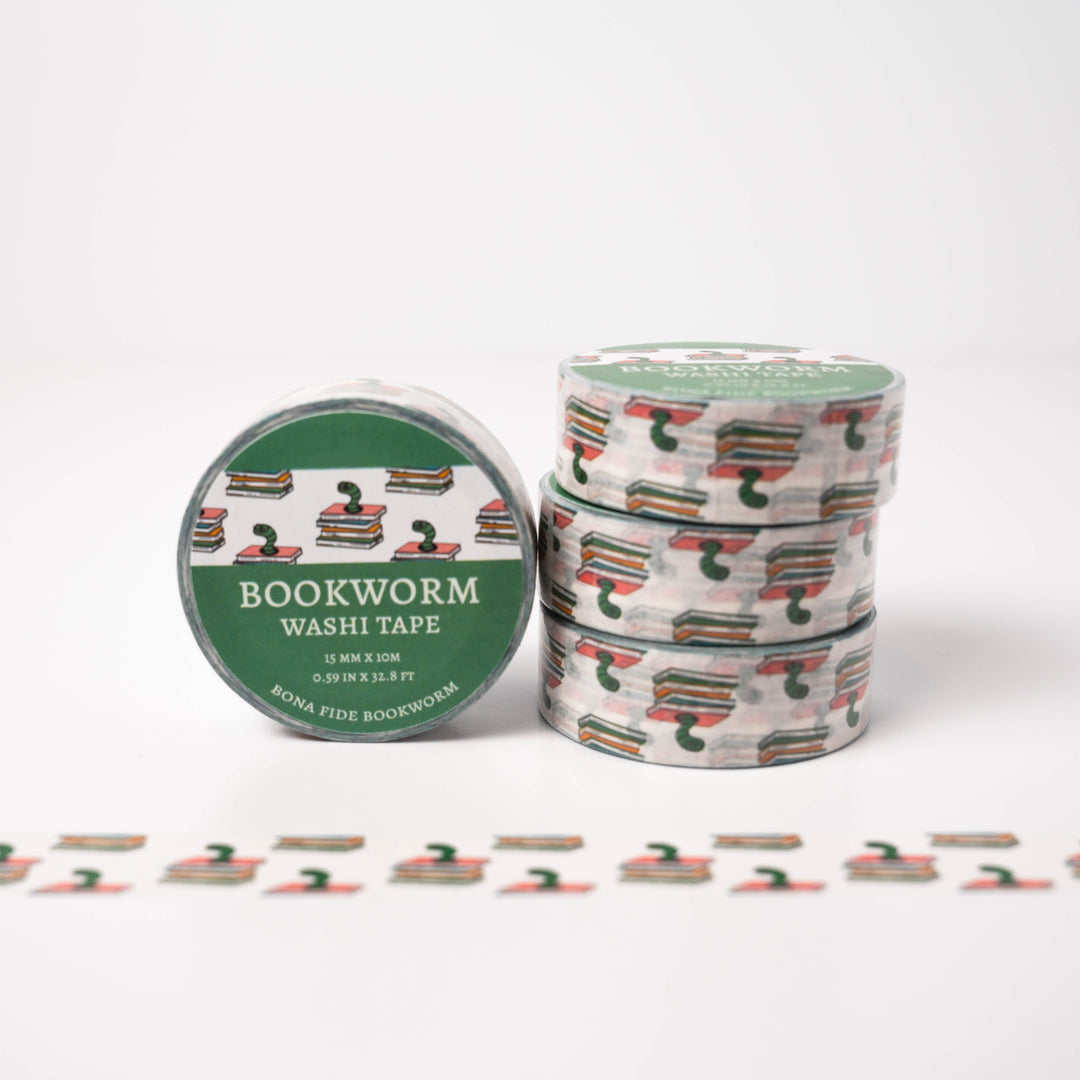 Bookworm Washi Tape