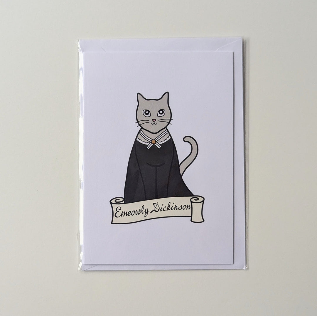 Emeowly Dickinson Greeting Card - DISCONTINUED