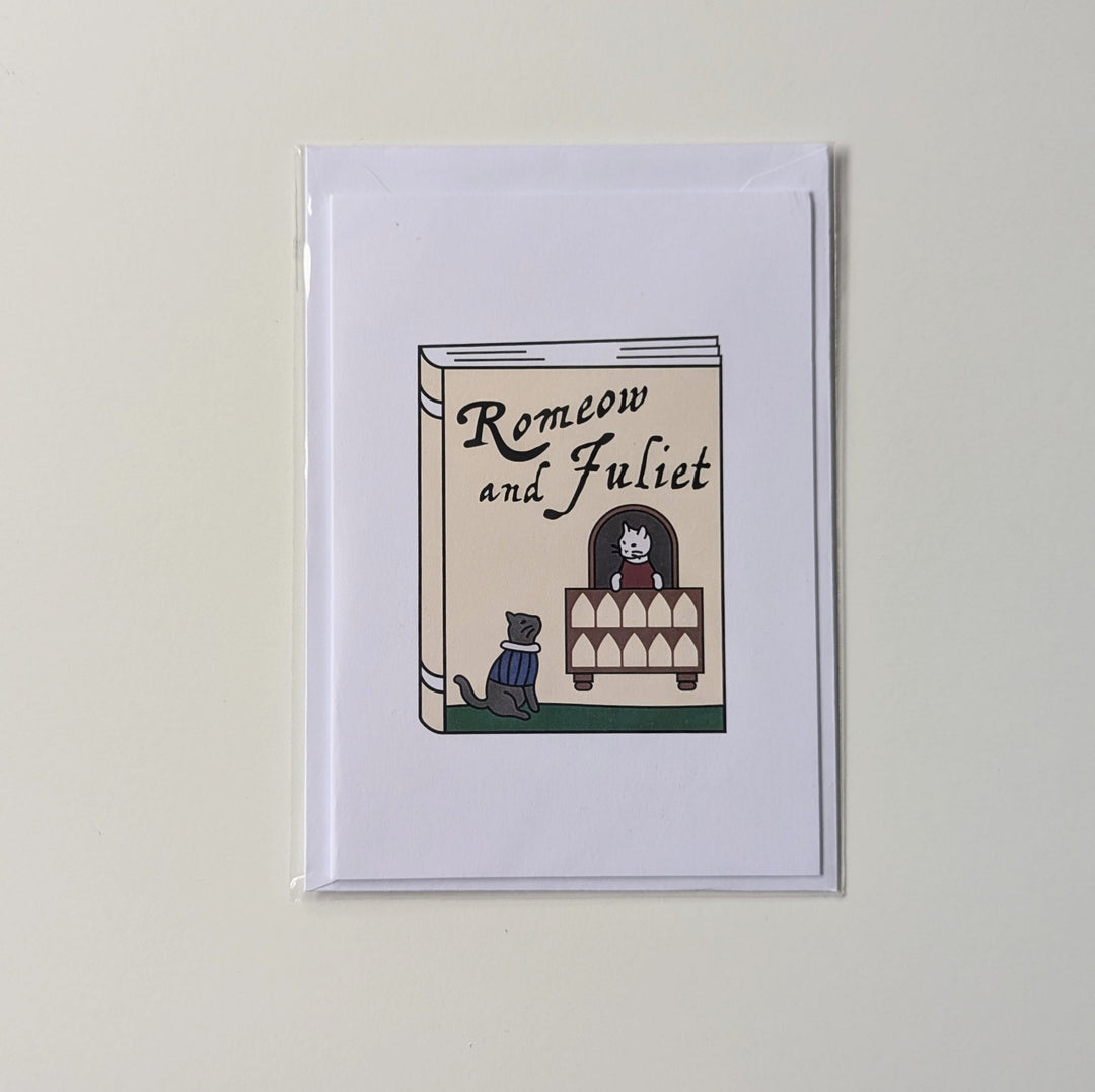 Romeow and Juliet Greeting Card - DISCONTINUED