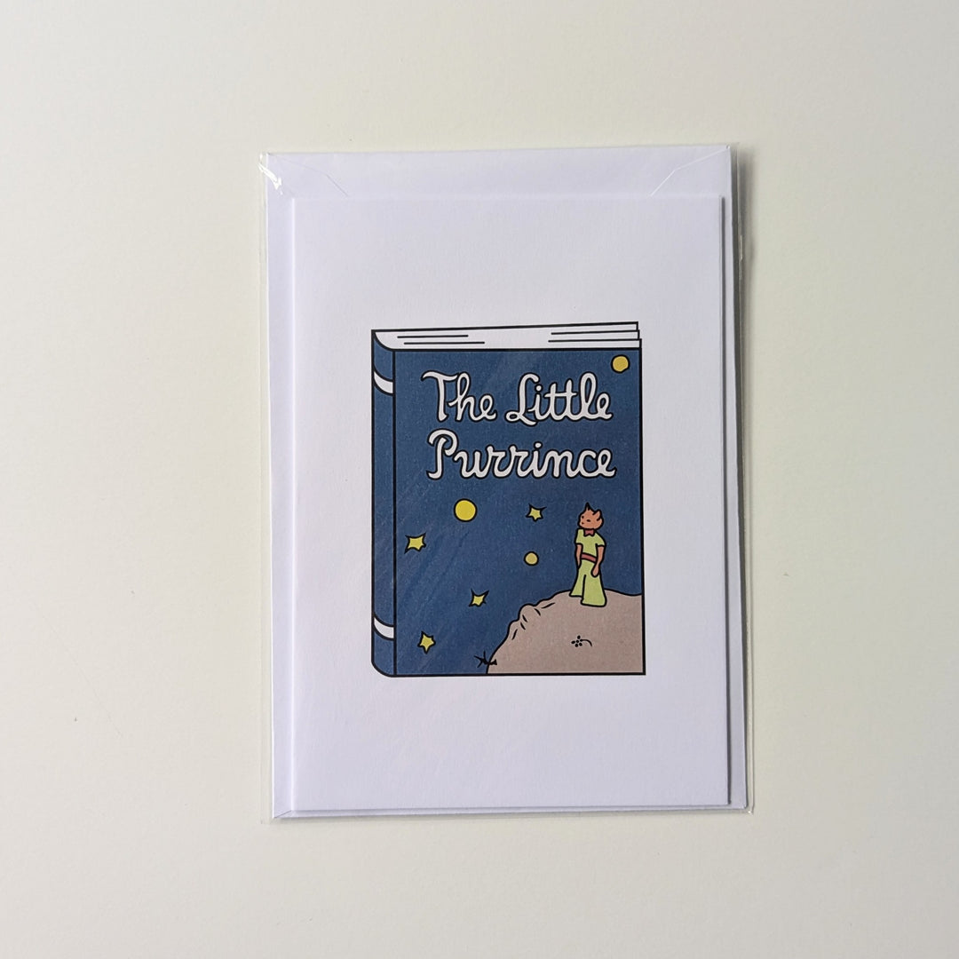 The Little Purrince Greeting Card - DISCONTINUED