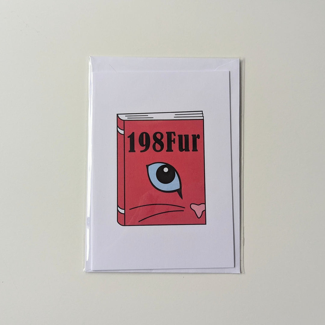 198Fur Greeting Card - DISCONTINUED