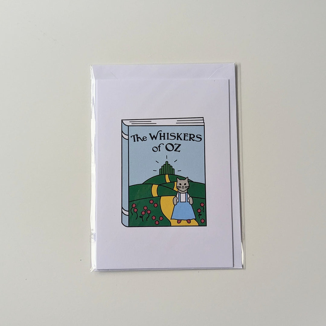 Whiskers of Oz Greeting Card - DISCONTINUED