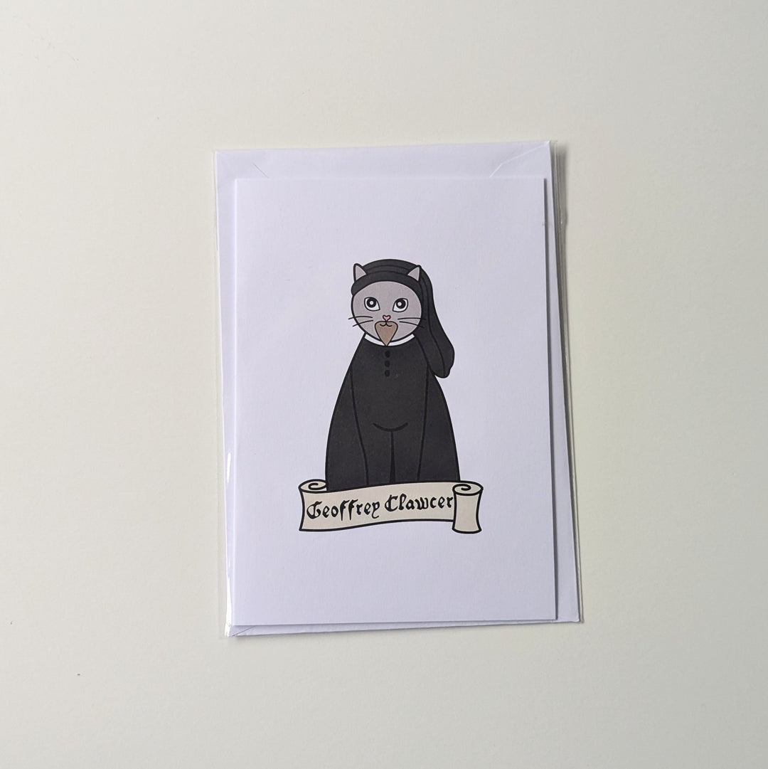 Geoffrey Clawcer Greeting Card - DISCONTINUED