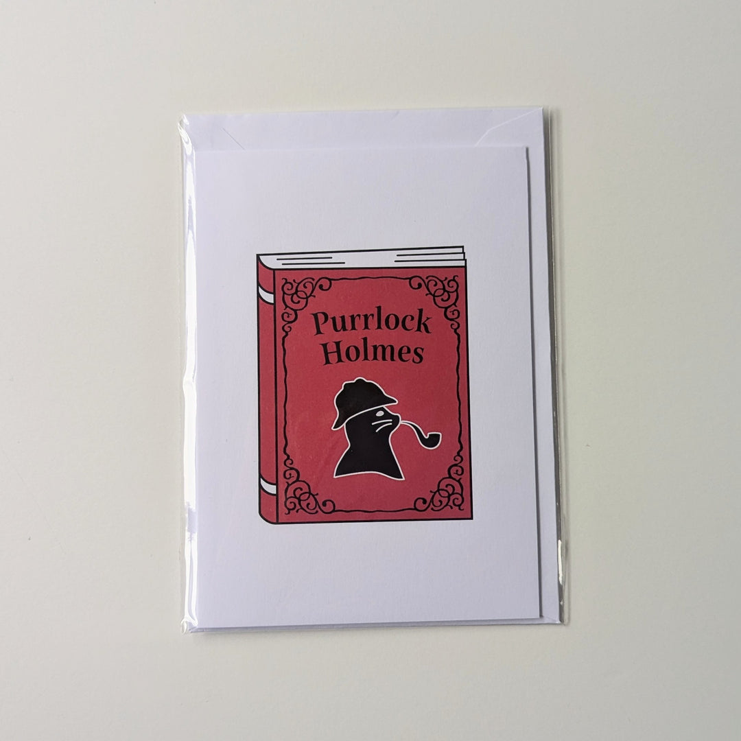 Purrlock Holmes Greeting Card - DISCONTINUED