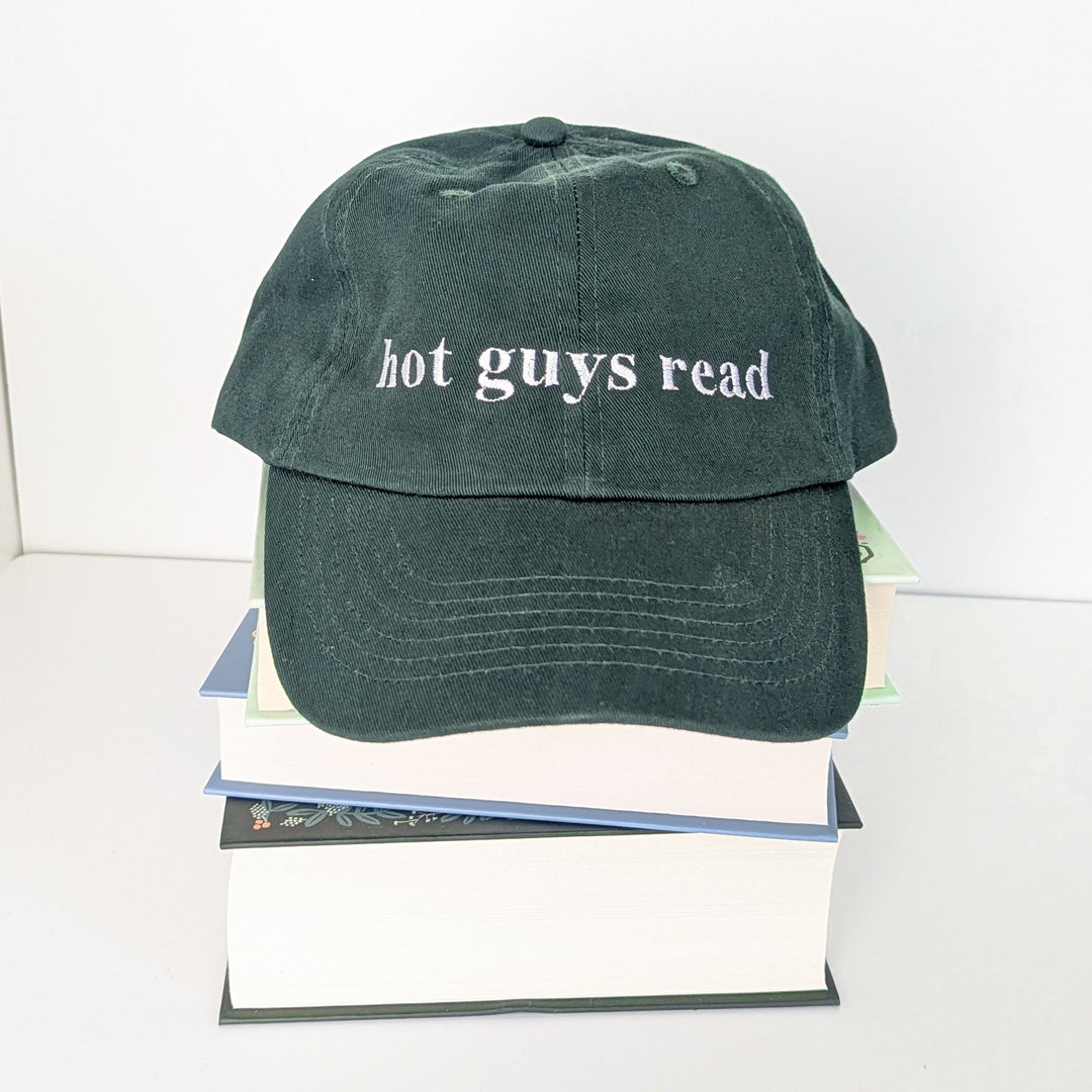 Hot Guys Read Embroidered Hat
