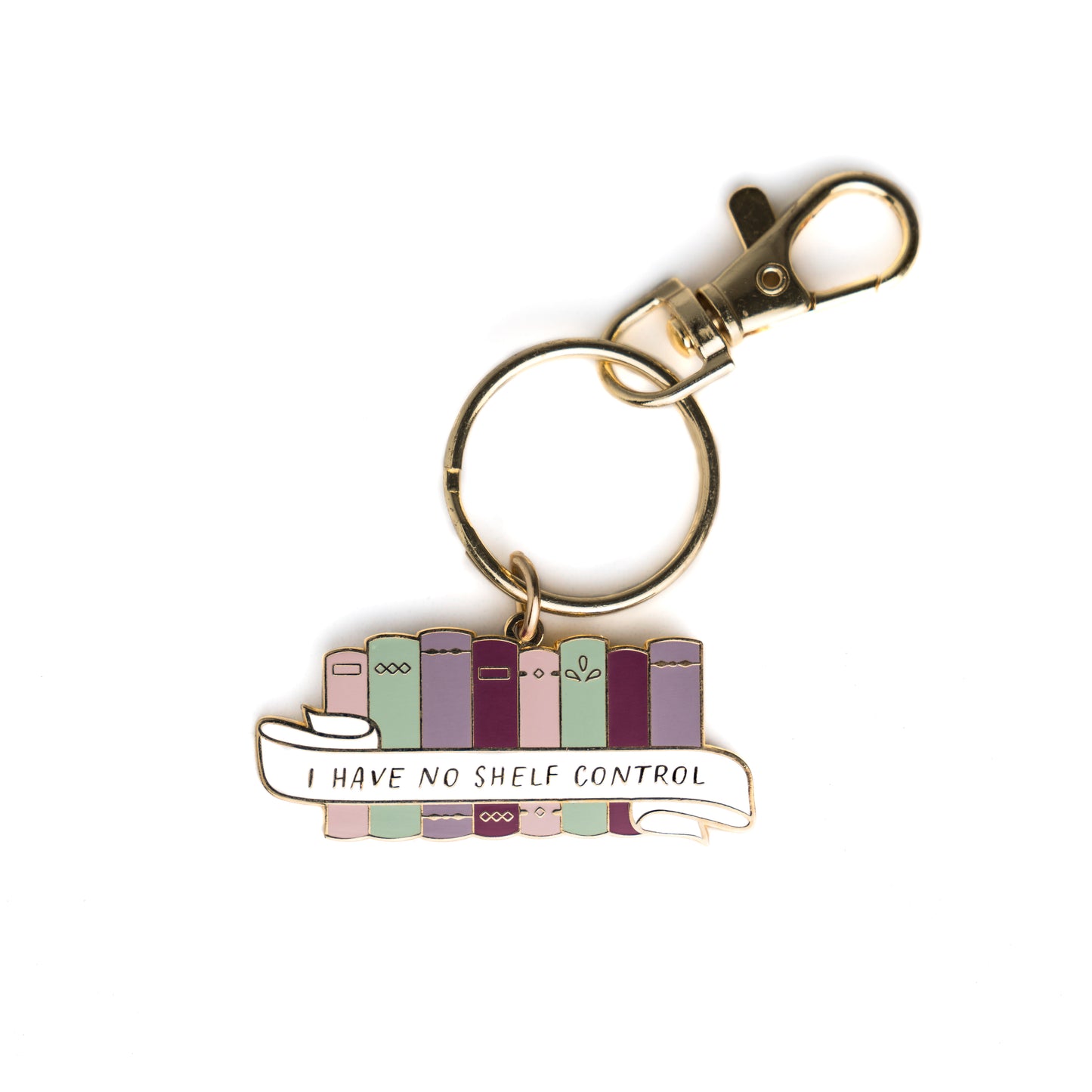 I Have No Shelf Control Keychain