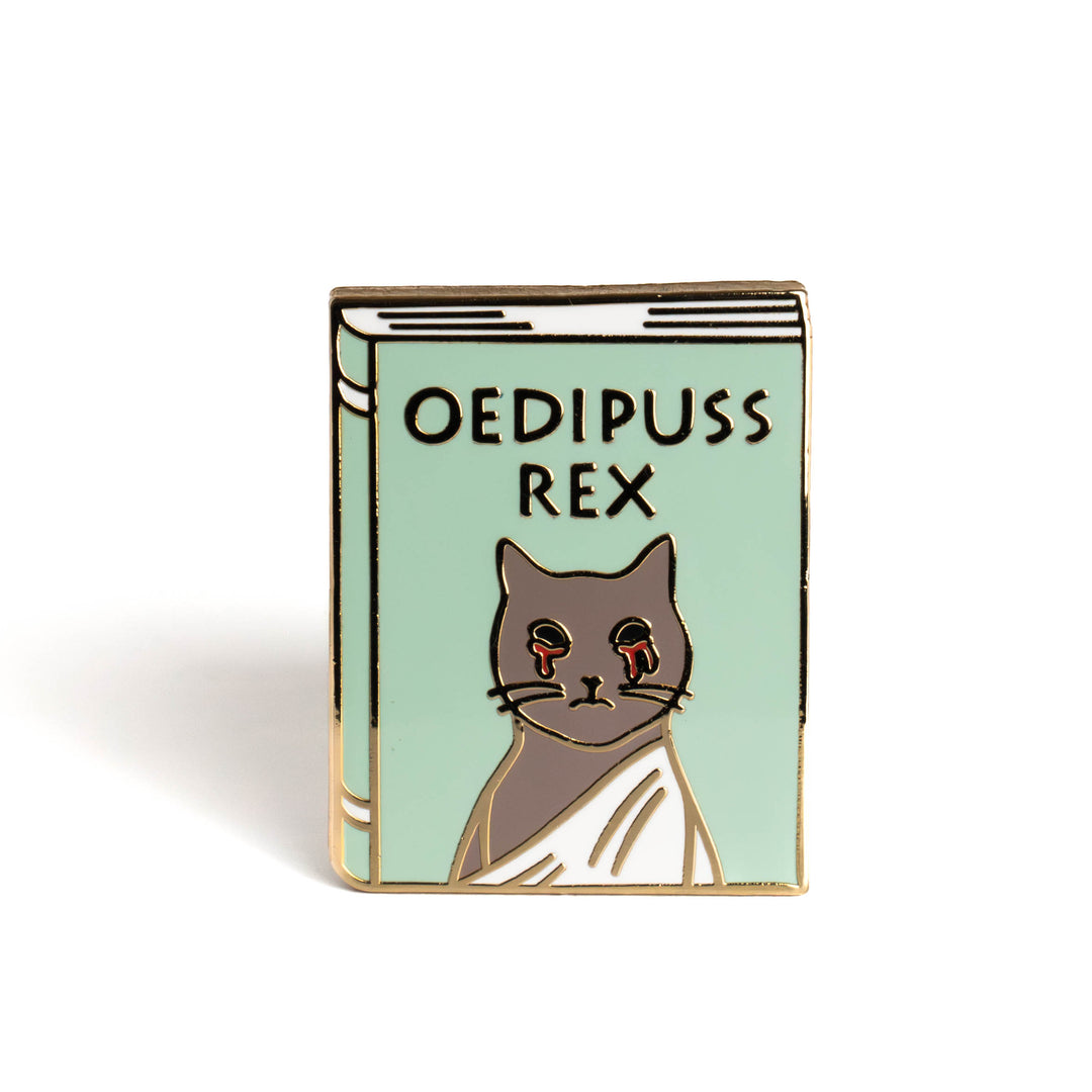 Oedipuss Rex Enamel Pin