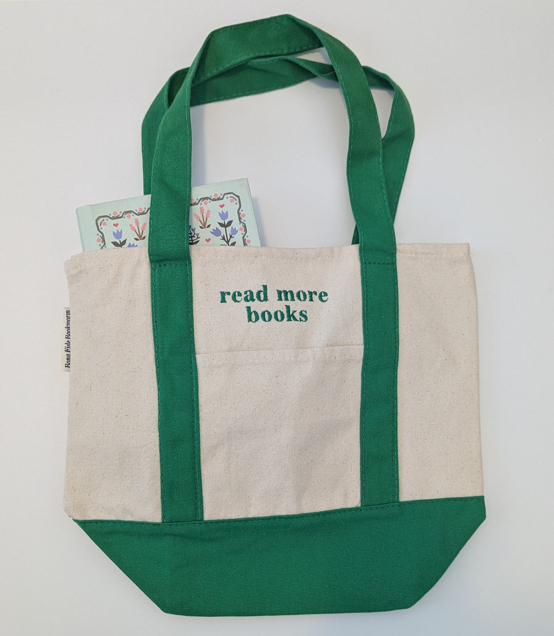 Read More Books Embroidered Mini Tote Bag