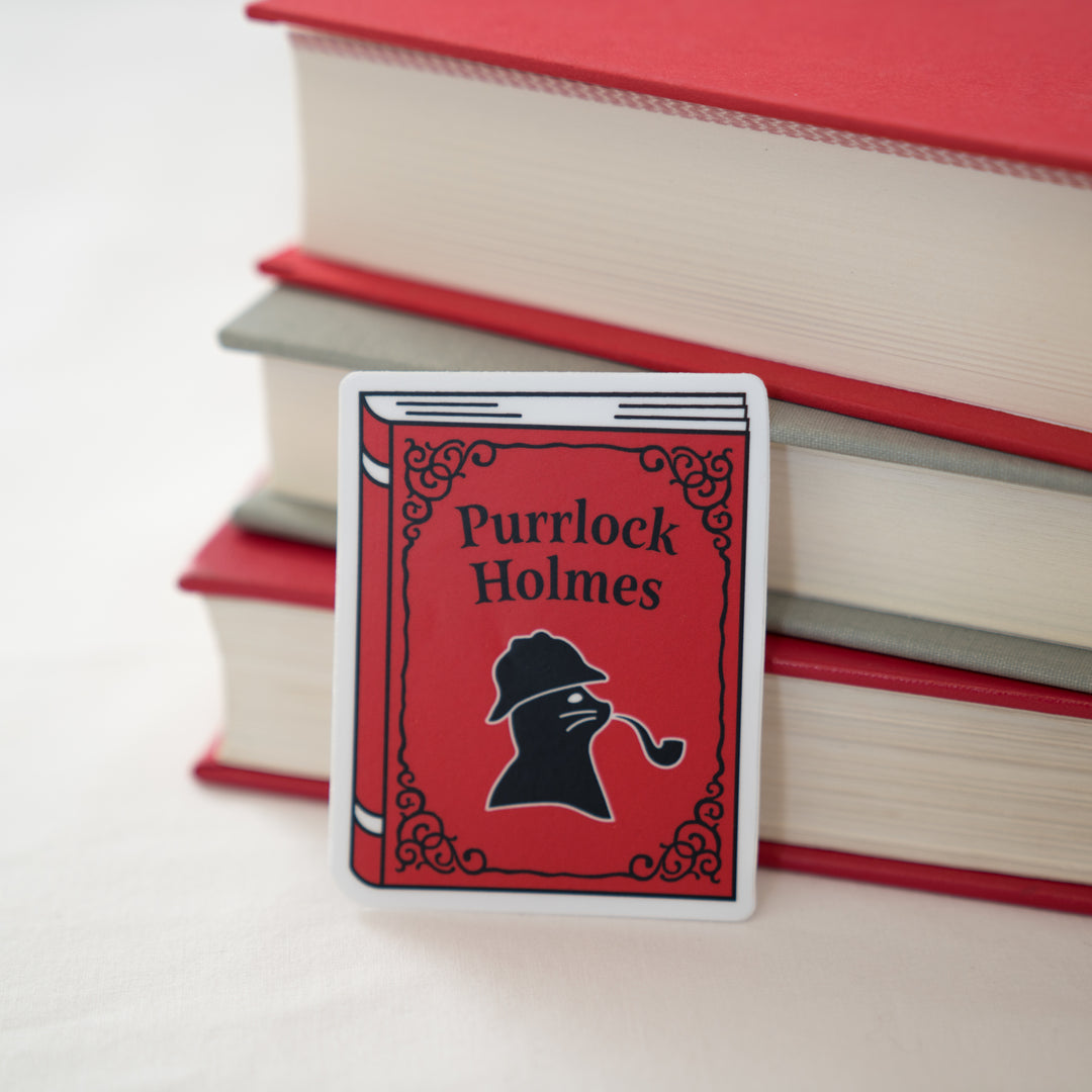 Purrlock Holmes Sticker