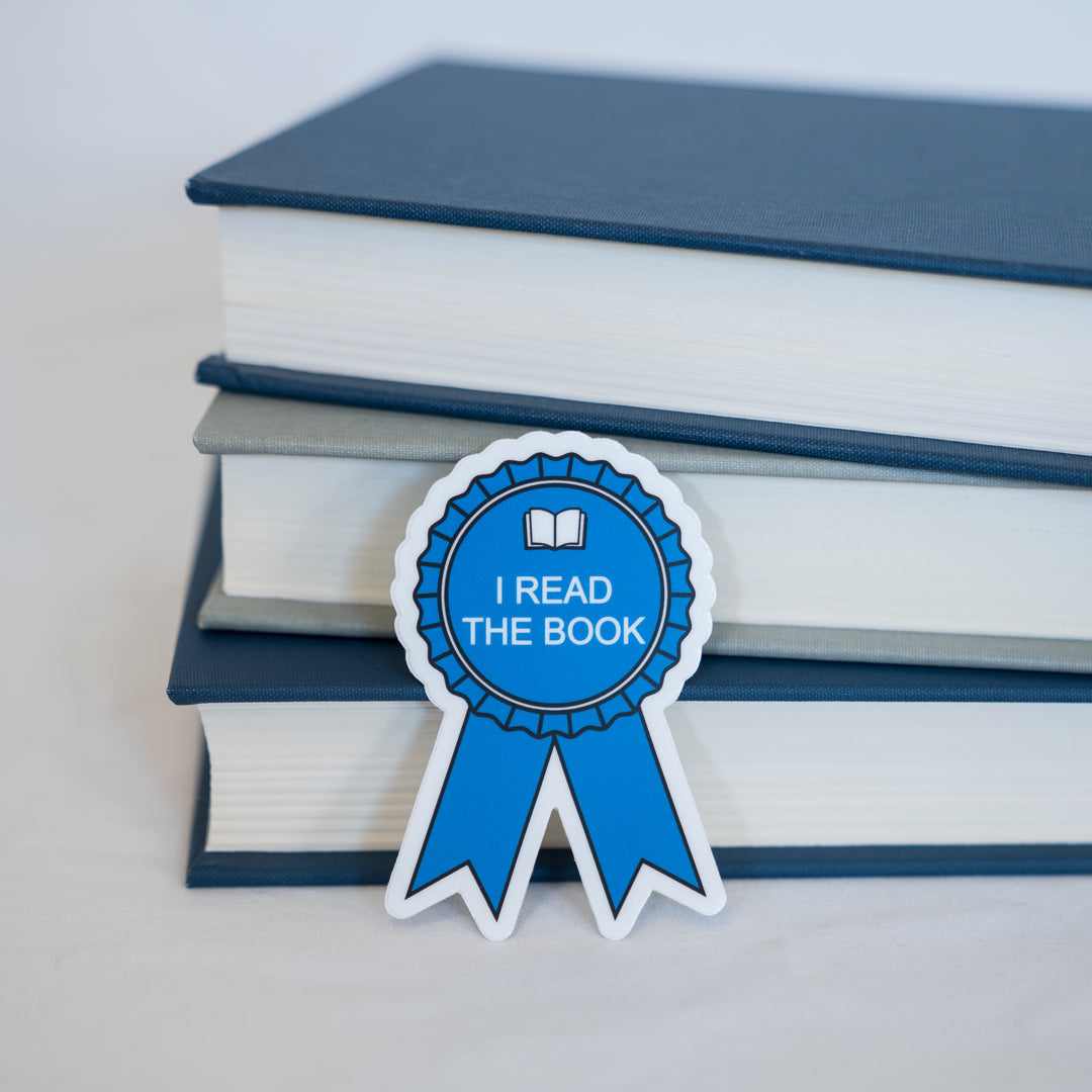 I Read the Book Sticker