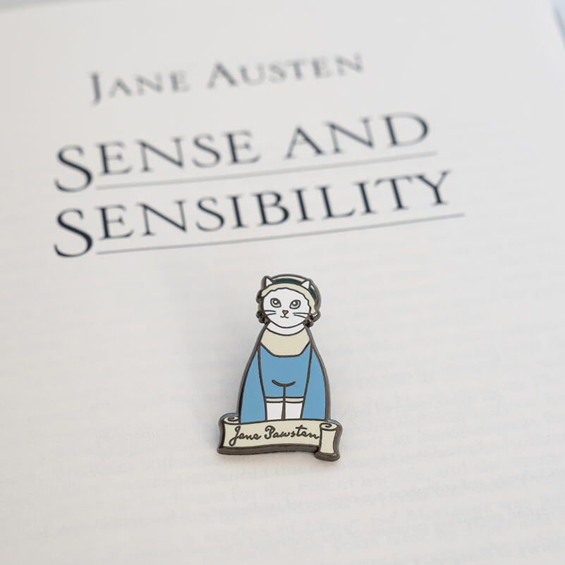 Jane Pawsten Enamel Pin