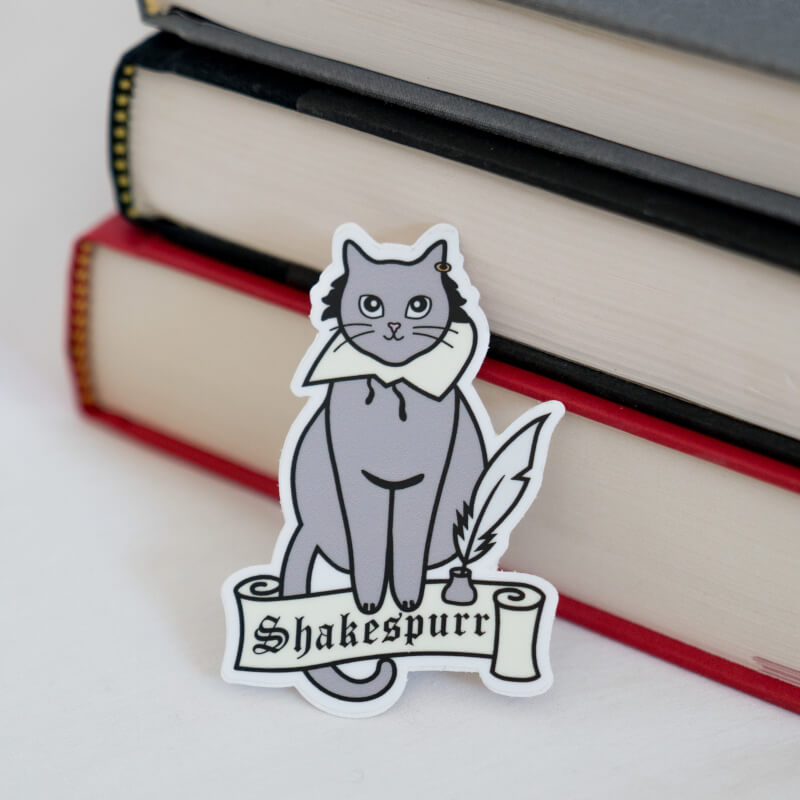 Shakespurr Sticker