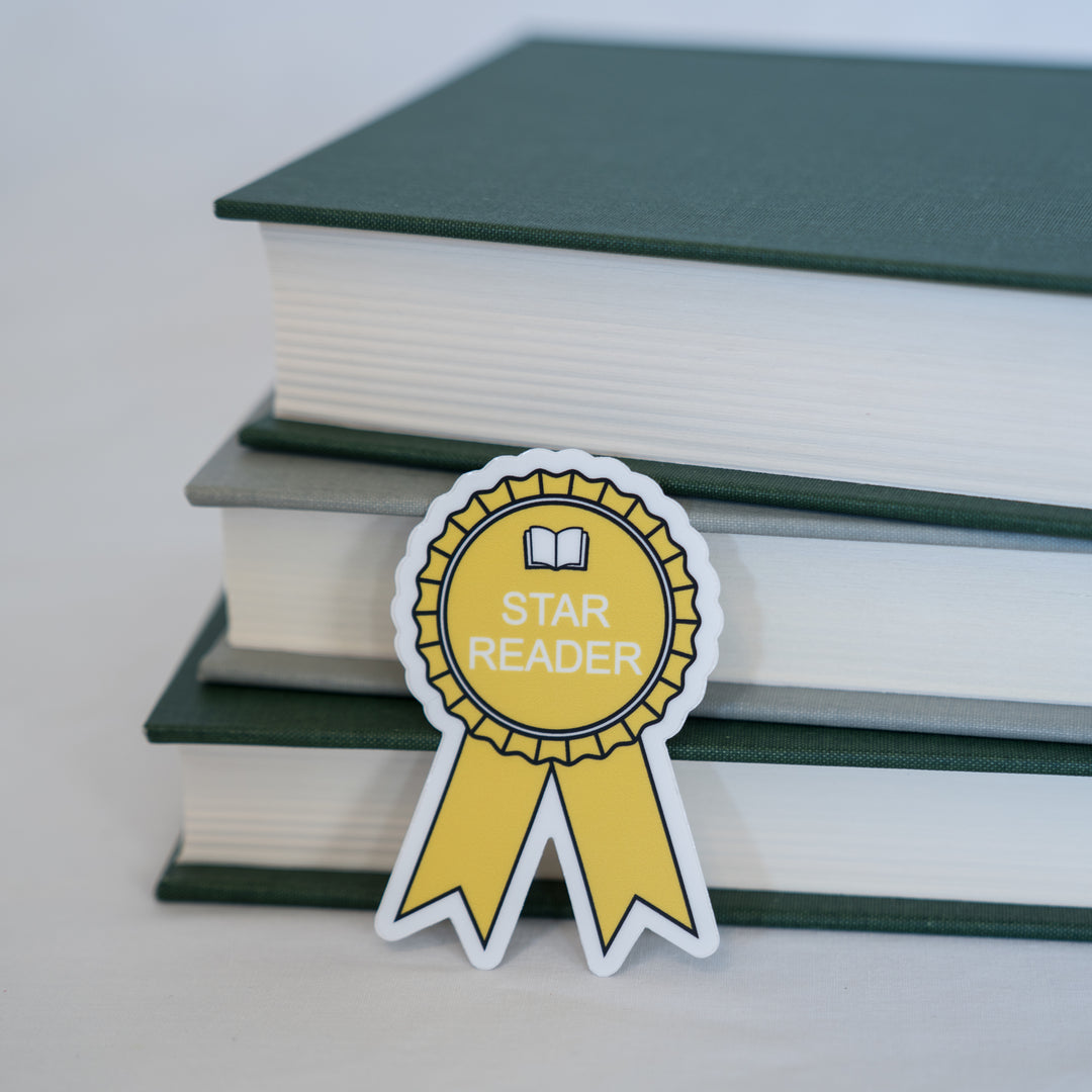 Star Reader Sticker