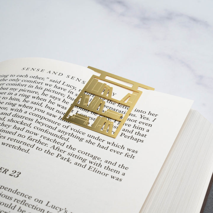Bookshelf Metal Bookmark