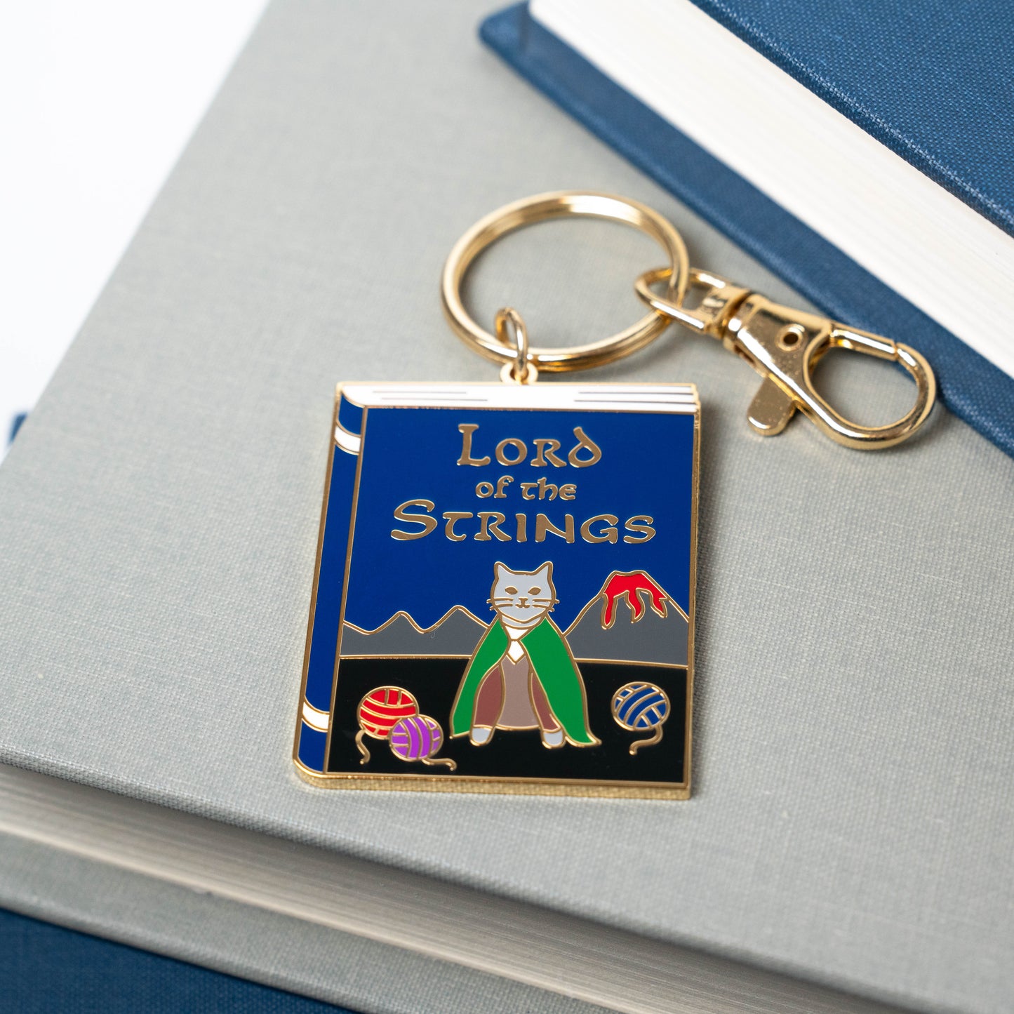 Lord of the Strings Keychain