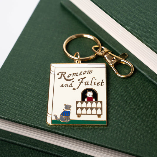Romeow and Juliet Keychain