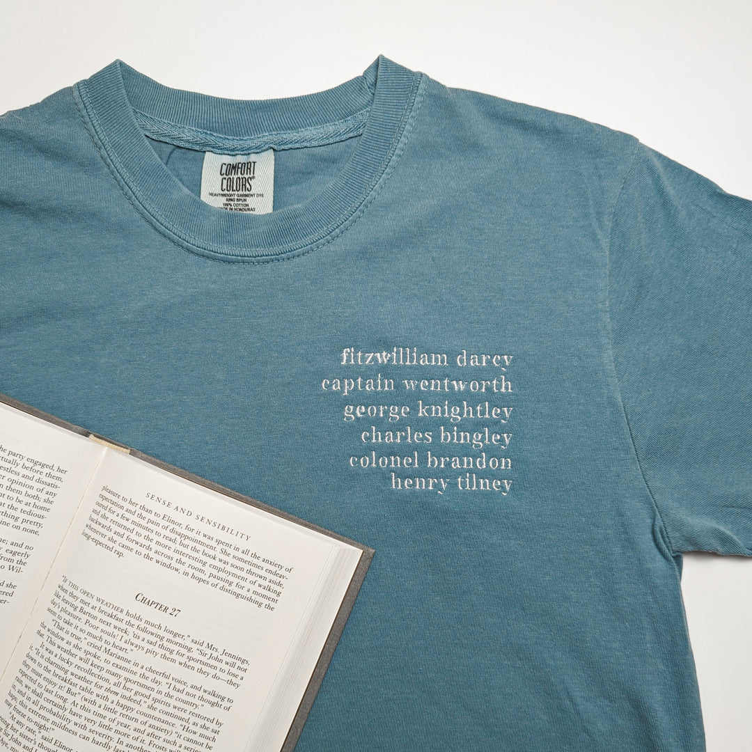 Book Boyfriends Embroidered Shirt