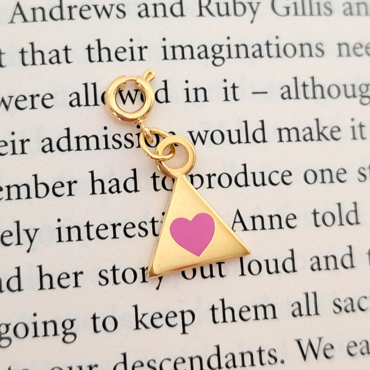 Love Triangle Charm