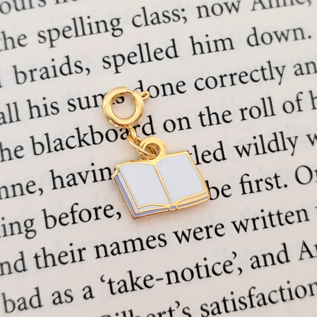 Open Book Charm