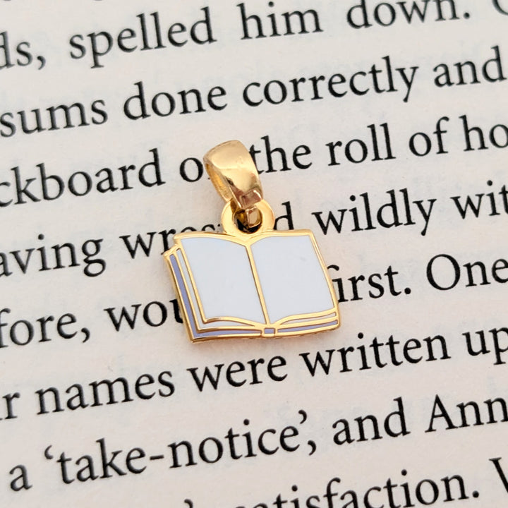 Open Book Charm