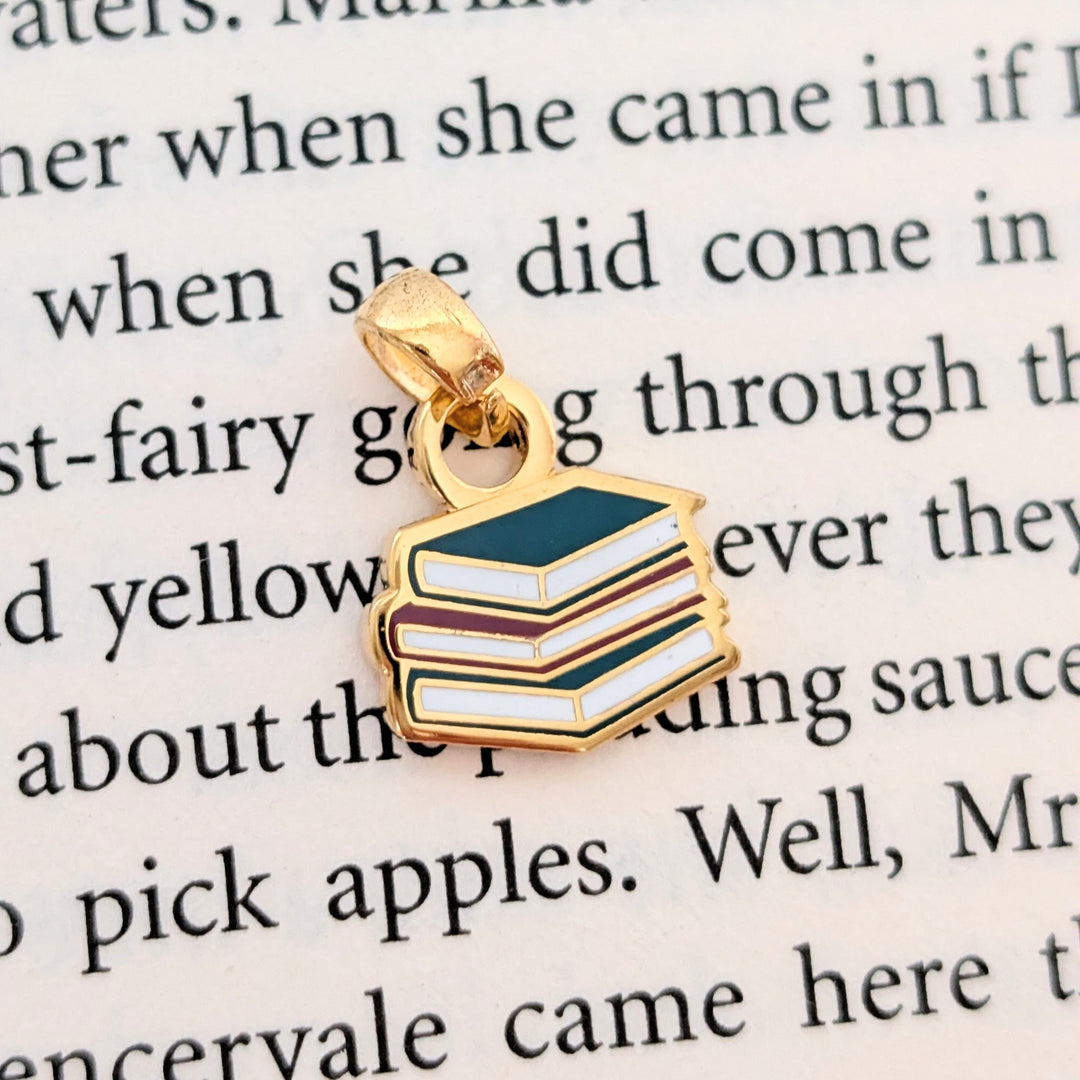 Book Stack Charm