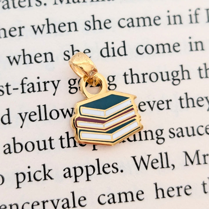 Book Stack Charm