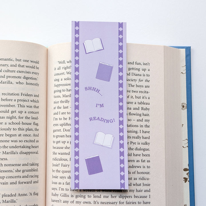Shhh...I'm Reading Bookmark