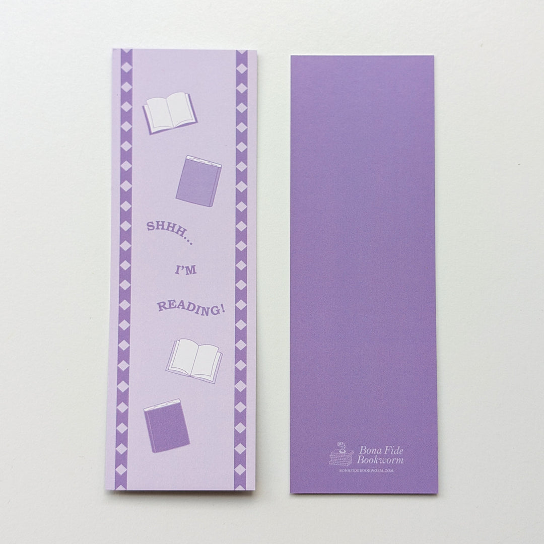 Shhh...I'm Reading Bookmark