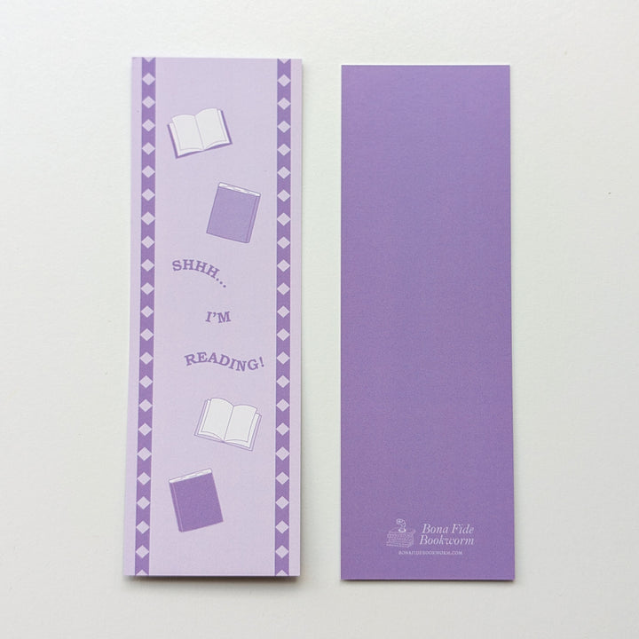 Shhh...I'm Reading Bookmark