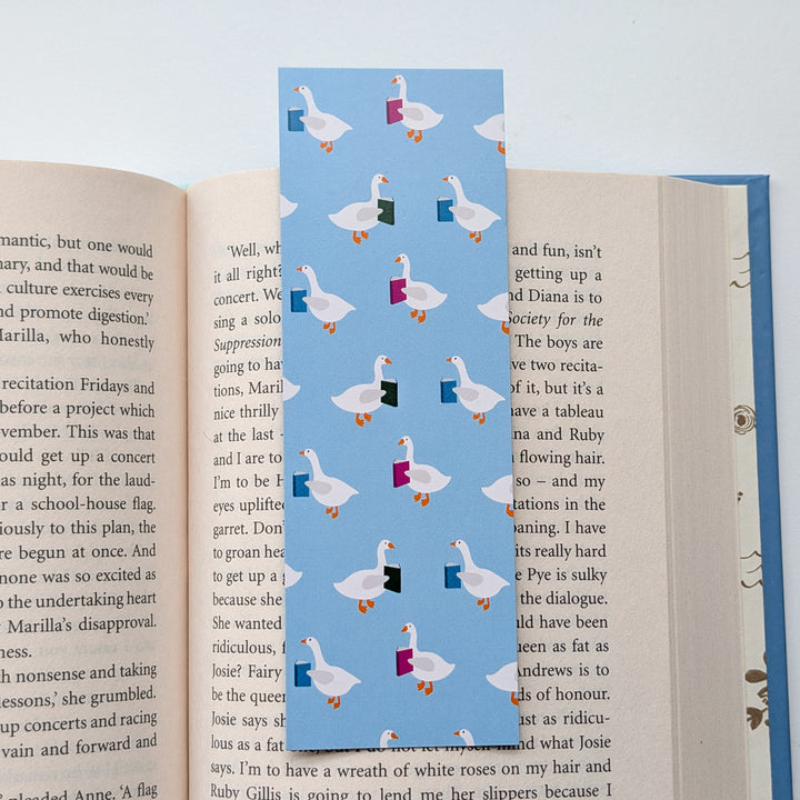 Reading Goose Bookmark