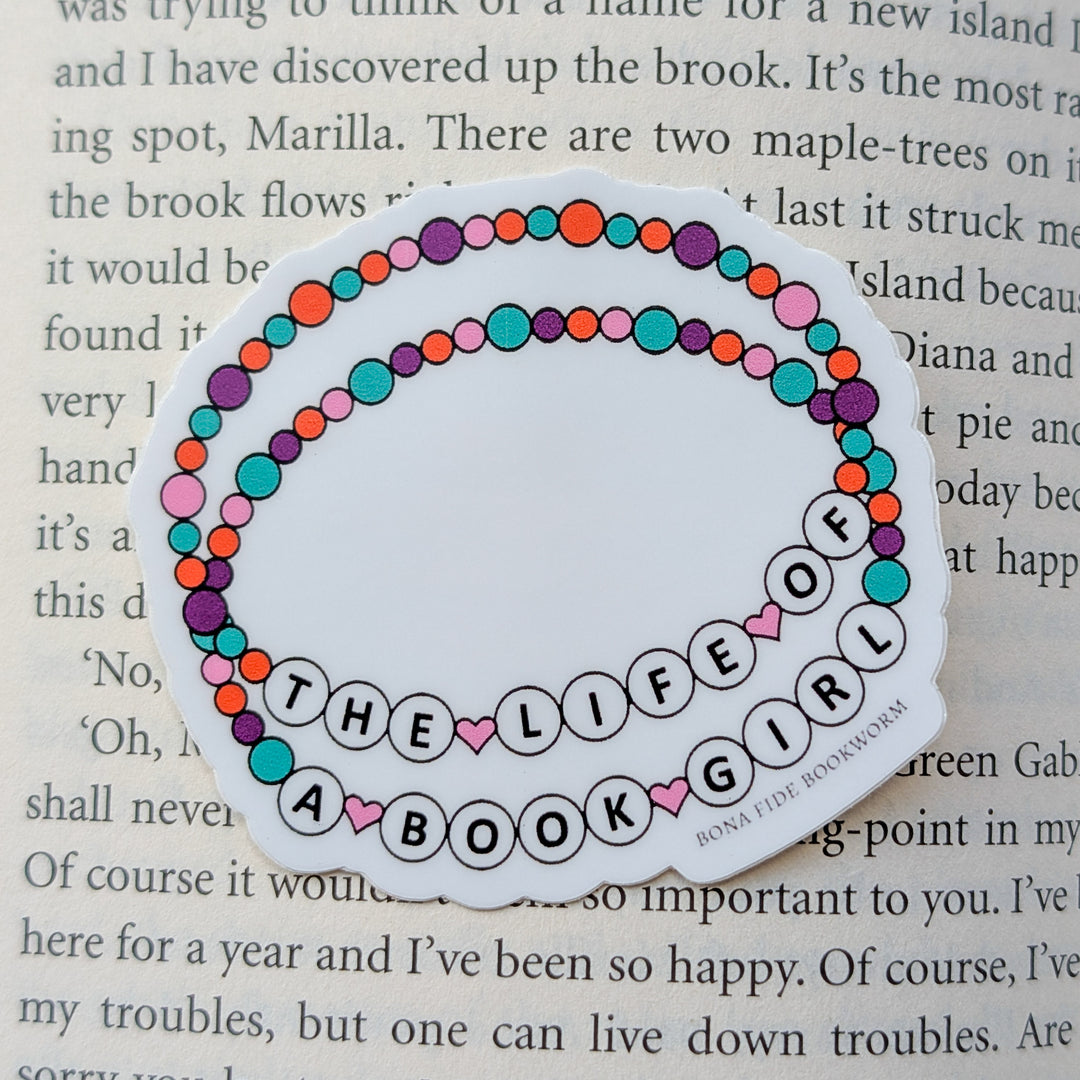 Life of a Book Girl Sticker