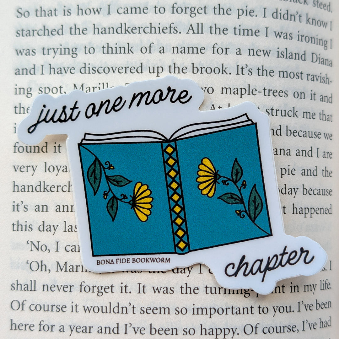 Just One More Chapter Sticker