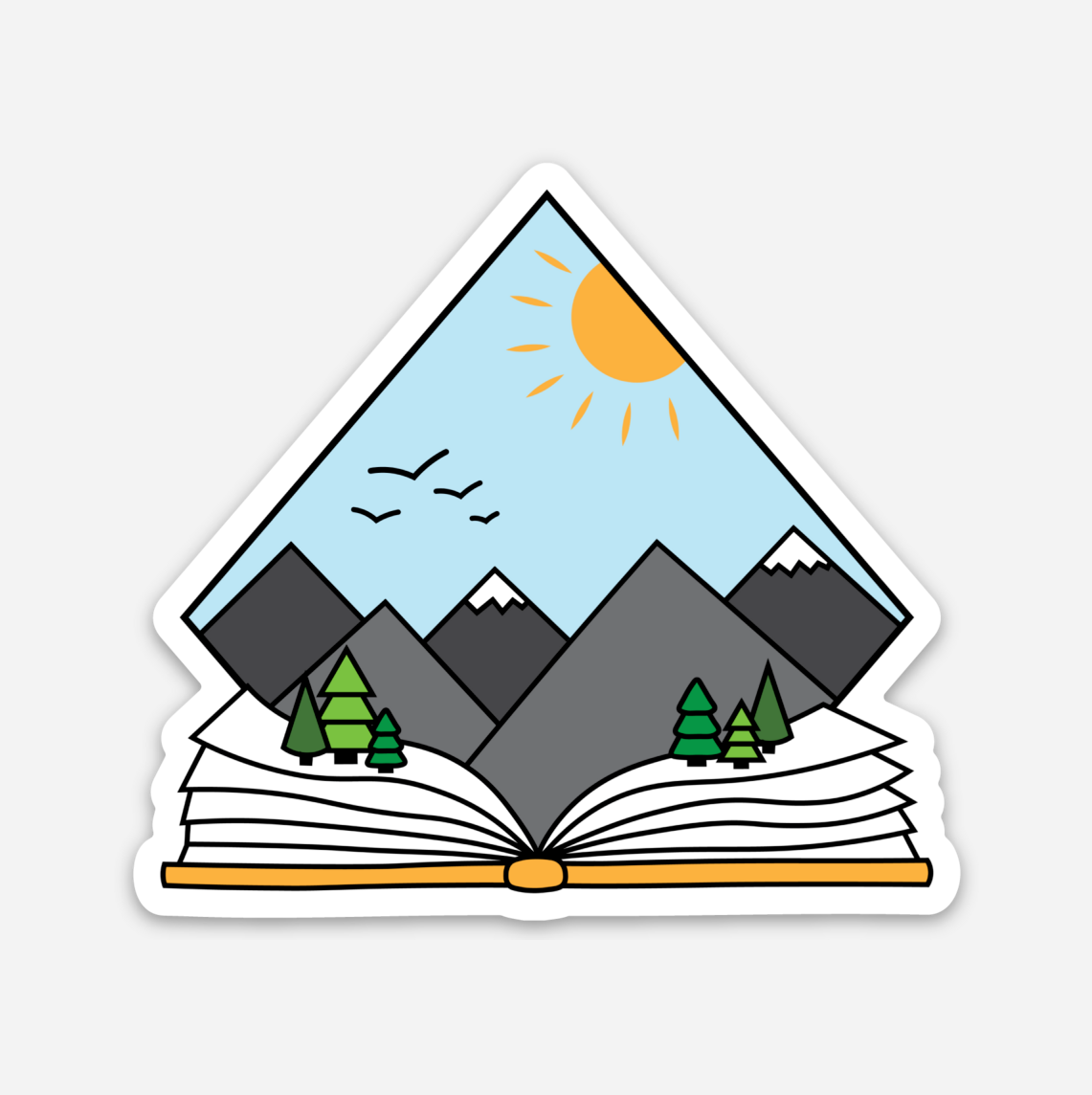 Adventure Book Sticker