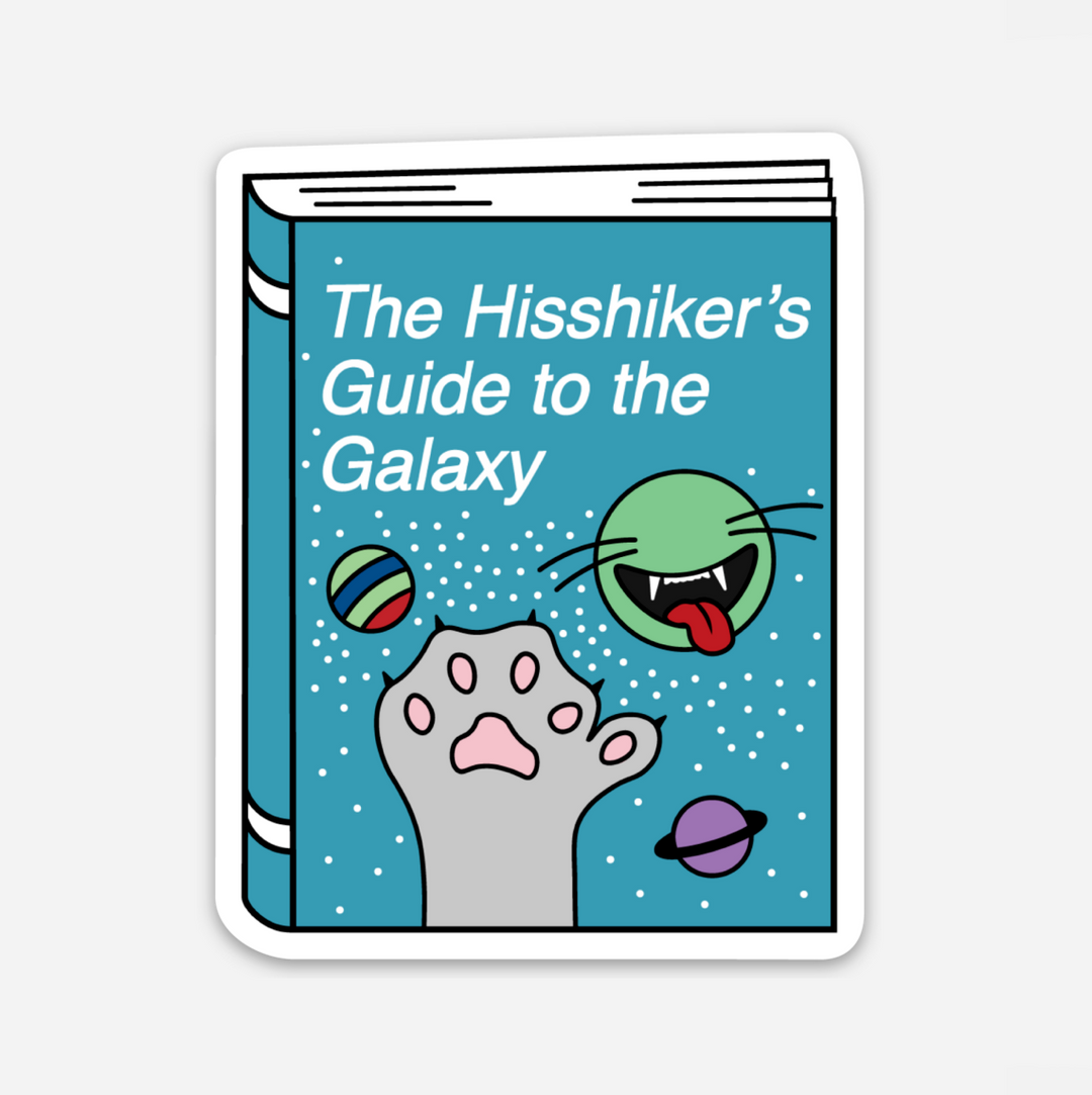 Hisshiker's Guide to the Galaxy Sticker