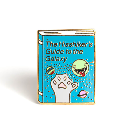 Hisshiker's Guide to the Galaxy Enamel Pin