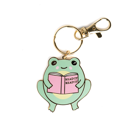 Read It Frog Keychain