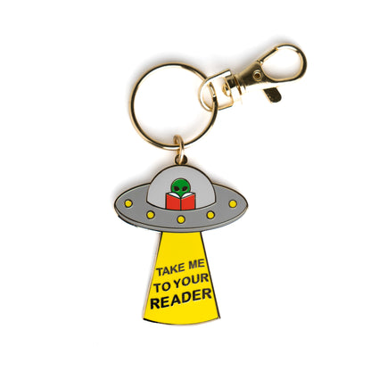 Take Me To Your Reader Keychain