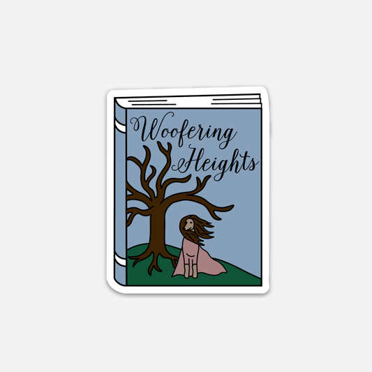 Woofering Heights Sticker