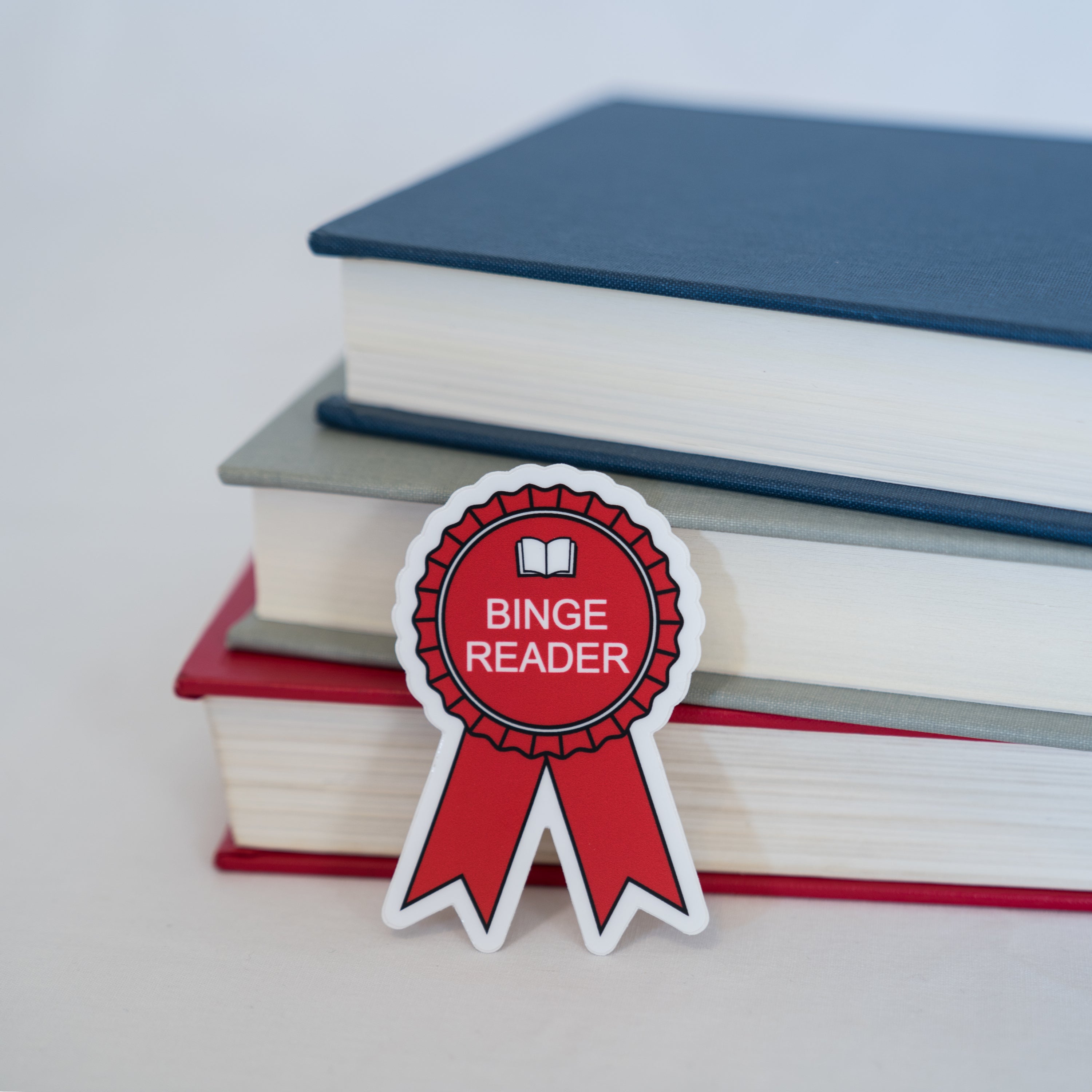 Check Reader Sticker Binge Reader Sticker – Bona Fide Bookworm