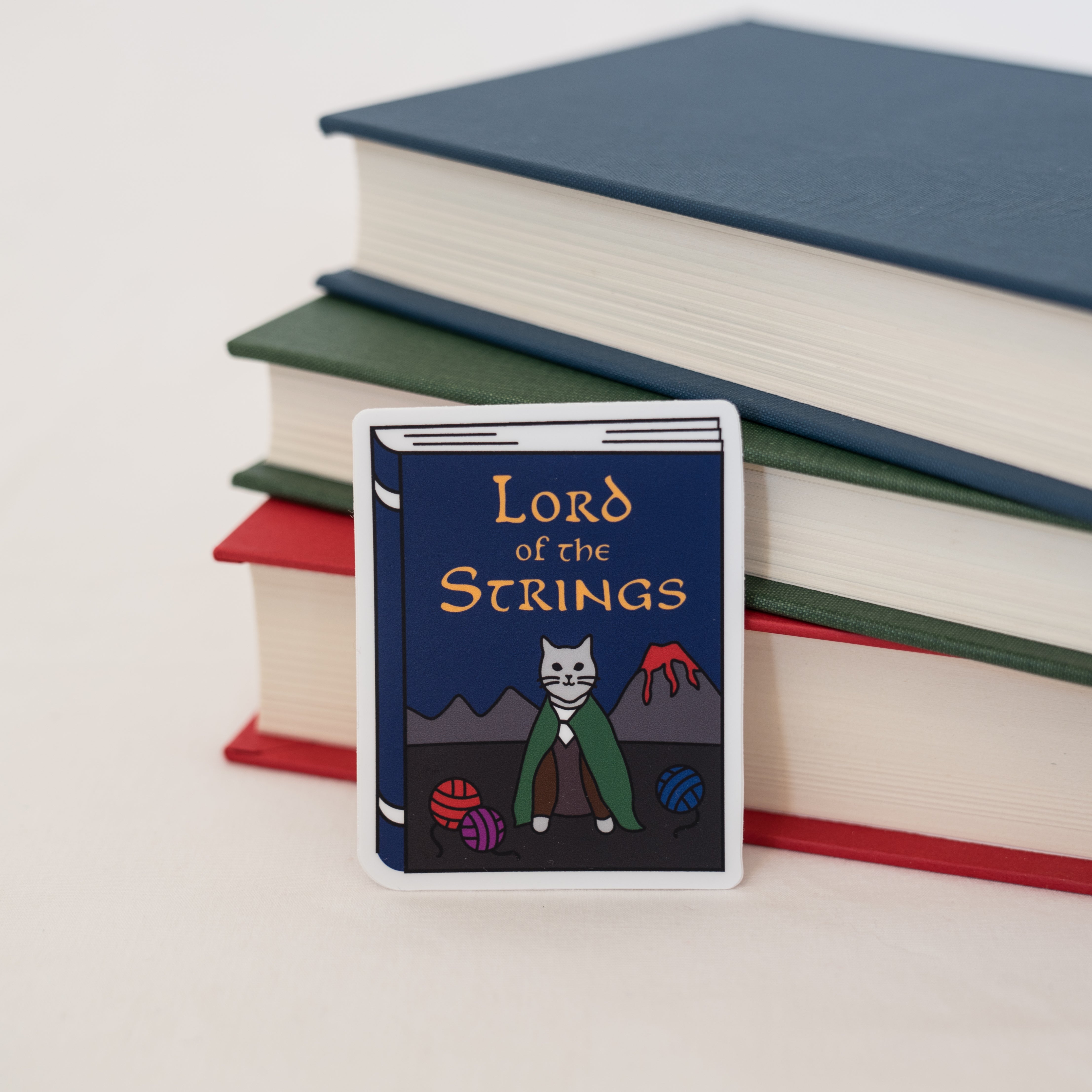 Lord of the Strings Sticker – Bona Fide Bookworm